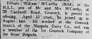 William Burns McCarthy