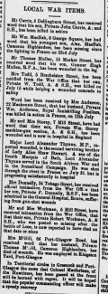 Thomas McGill (Cameron Highlanders)