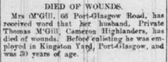 Thomas McGill (Cameron Highlanders)