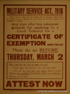 Military Service Act 1916