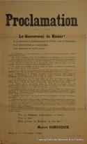 Proclamation