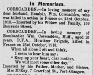 William Corscadden
