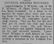 James MacInnes/ McInnes wounded