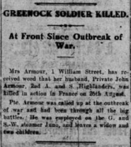 John Armour(2nd Argylls)