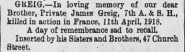 James Ramsay Greig