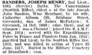 Joseph Henry Sanders