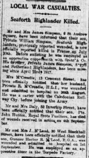 James Simpson(Argylls)