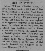 William McLachlan Adam