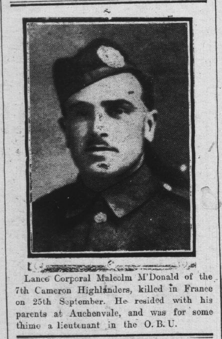Malcolm McDonald/ MacDonald