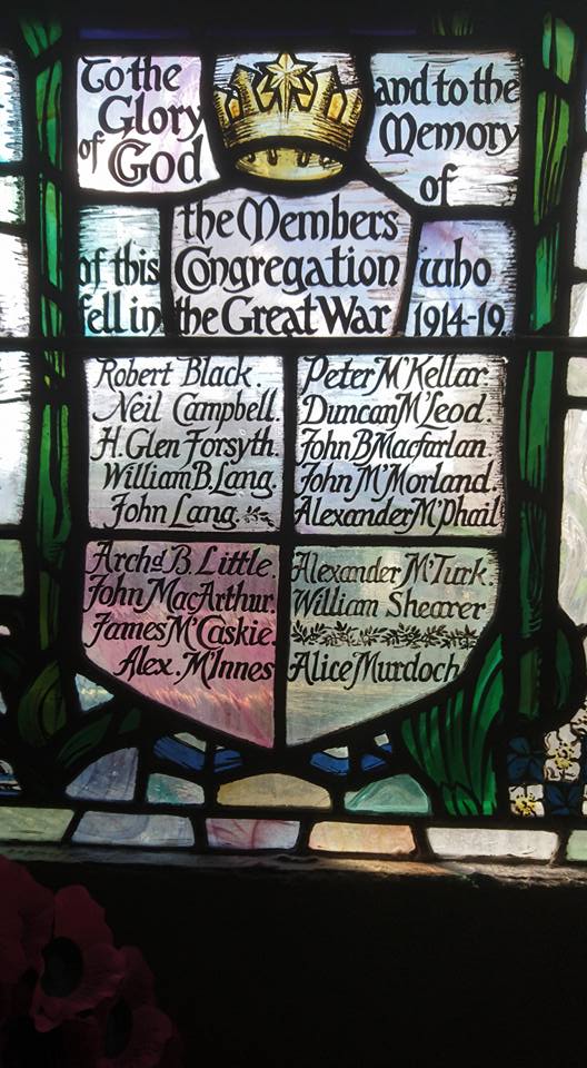 St John’s Gourock War Memorial